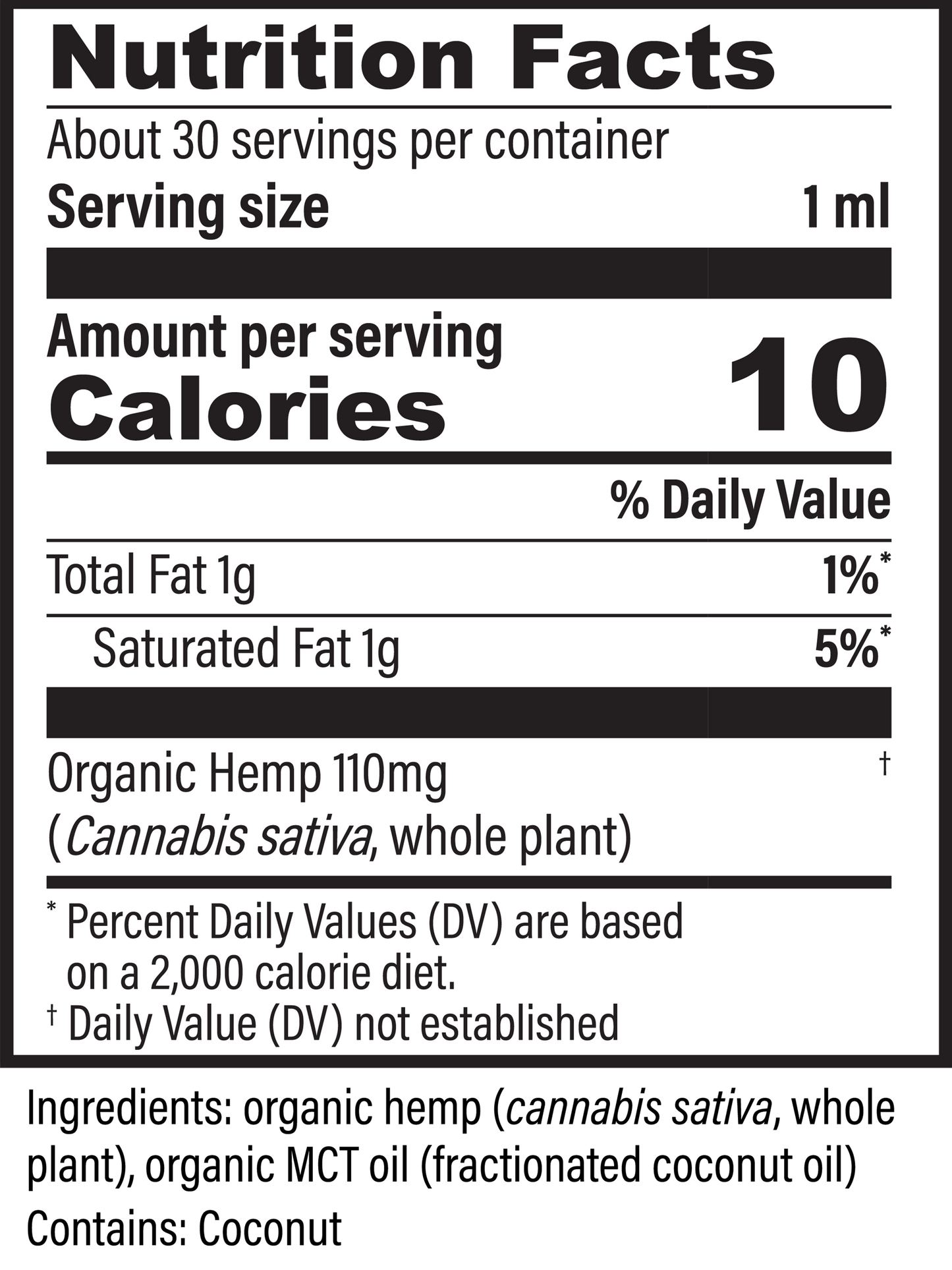 Organic Hemp Extract